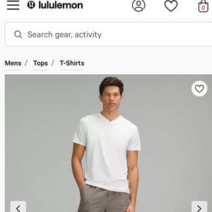 Mens Lulu Everyday White Tee- M